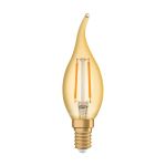Ledvance Vintage 1906 LED E14 Kerze Gold 1.5W 120lm - 824 | Ersatz für 15W