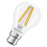 Ledvance Classic LED B22 Birne Fadenlampe Klar 5.9W 806lm - 827 Extra Warmweiß | Dimmbar - Ersatz Für 60W