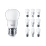 Mehrfachpackung 10x Philips Corepro LED Lustre E27 Kugel Matt 2.8W 250lm - 827 Extra Warmweiß | Ersatz für 25W