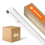 Mehrfachpackung 4x Ledvance LED Deckenleuchte Linear Compact Schalter 8W 800lm - 840  | 60cm