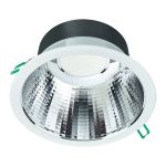 Philips LED Deckenstrahler Coreline DN142B Aluminium Weiß 19.2W 2300lm 60D - 840  | Ausschnitt 200mm - IP20 - UGR<19