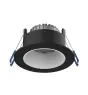 Led-Spot Ares Tief Schwarz 6W 540lm 927-940 3CCT - mit Innenring Weiß | Ausschnitt 68mm