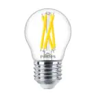 Philips MASTER LED E27 Kugel Fadenlampe Klar 3.5W 470lm - 922-927 Dim To Warm | Höchste Farbwiedergabe - Dimmbar - Ersatz Für 40W