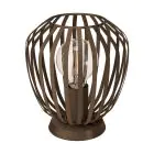 Eglo Tischlampe Espinal Stahl Bronze | IP20 - Geeignet für 1x E27 