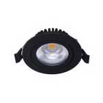 LED schwenkbar Spot Schwarz 6W 550lm - 930 | Ausschnitt 75mm - IP54 - Höchste Farbwiedergabe 