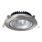 LED Schwenkbar Spot Silber Rund 6W 550lm 60D - 927 Extra Warmweiß | 85mm - IP54 - Dimmbar - Höchste Farbwiedergabe