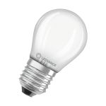 Ledvance LED Classic E27 Poire Filament Dépolie 1.2W 255lm - 840  | Remplacement 25W