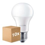 Lot 10x Philips Corepro LED Ampoule E27 Poire Dépolie 13W 1521lm - 830 Blanc Chaud | Équivalent 100W