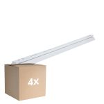 Lot 4x Réglette Réflecteur V2 LED T8 | Convient pour 1x 150cm Tube LED