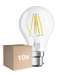 Lot 10x Ledvance Classic Performance LED Ampoule B22d Poire Filament Claire 7W 806lm - 827 Blanc Très Chaud | Dimmable - Remplacement 60W