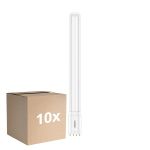 Lot 10x Philips CorePro PL-L LED Ampoule Mains 24W - 830 Blanc Chaud | 4 Broches - Remplacement 55W