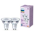 Lot 2x Philips Spot LED GU10 PAR16 4W 255lm 36D - 827 