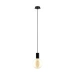 Eglo Suspension Luminaire Pozueta Échantillon Noir | IP20 - Convient pour 1x E27 