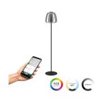Eglo Lampadaires Salon Alfero-Z Échantillon Noir 15.5W 2000lm - 827-865 Accordable Blanc + RGB | IP20 - Zigbee Dimmable