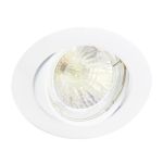 Halogen spot 51mm tiltable Blanc
