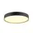 SLV Decona 42 Plafonnier Aluminium Noir Dorée Ronde 23W 2680lm - 930-940 CCT | IP44 - Meilleur Rendu De Couleur - Dimmable 
