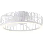 Brilliant Capo Ventilateur Métal Plastique Blanc 32W 4200lm - 827-865 CCT | 480mm - Télécommande Dimmable