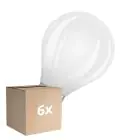 Lot 6x Osram Classic LED E14 Boule Filament Dépolie 5.5W 806lm - 840 Blanc Froid | Dimmable - Remplacement 60W