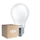 Lot 10x Philips Master LED E27 Poire Filament Dépolie 5.9W 806lm - 922-927 Dim To Warm | Meilleur Rendu De Couleur - Dimmable - Remplacement 60W
