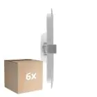 Lot 6x Ledvance Spot Encastrable LED Carré SQ155 12W 1020lm 120D - 830 Blanc Chaud 