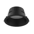 Spot Encastrable LED Profond Encastré Noir 21W 2400lm - 827-840 CCT | 226mm - Diamètre 200mm