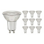 Lot 10x Spot LED GU10 PAR16 4W 345lm 36D - 827 | Dimmable - Remplacement 50W
