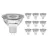 Lot 10x Spot LED GU5.3 MR16 4.4W 345lm 60D - 827 | Dimmable - Remplacement 35W